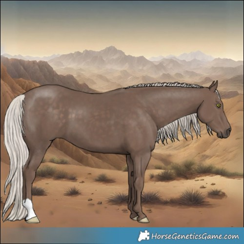 Horse Color:Silver Black 