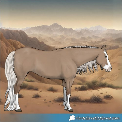 Horse Color:Silver Grullo Splash