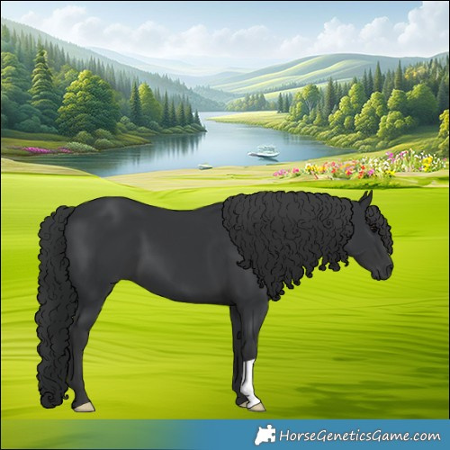 Horse Color:Black 