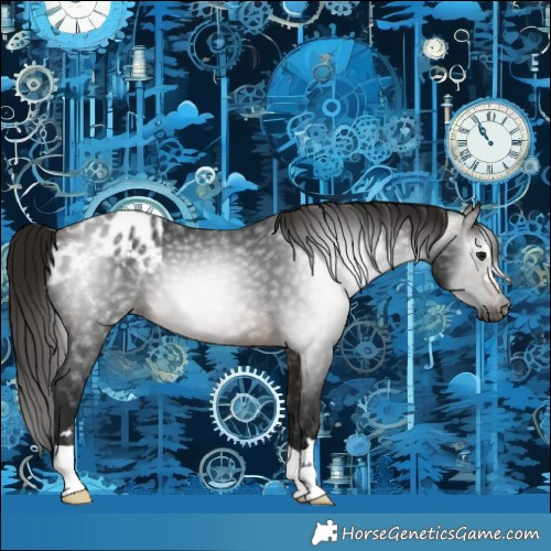 Horse Color:Gray Bay Varnish 