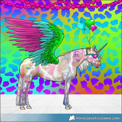 Horse Color:Silver Buckskin Tobiano 