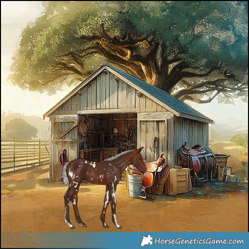 Horse Color:White Spotted Silver Brown Sabino Rabicano