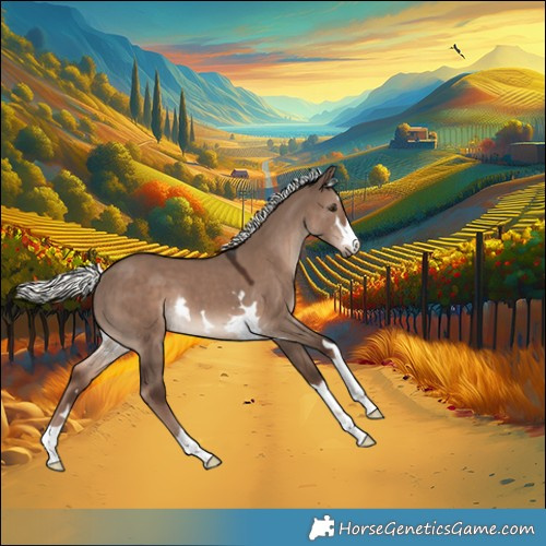 Horse Color:Liver Red Dun Mushroom