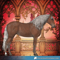 Horse Color:Silver Black 