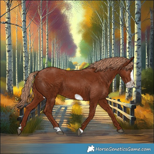 Horse Color:Chestnut Frame 