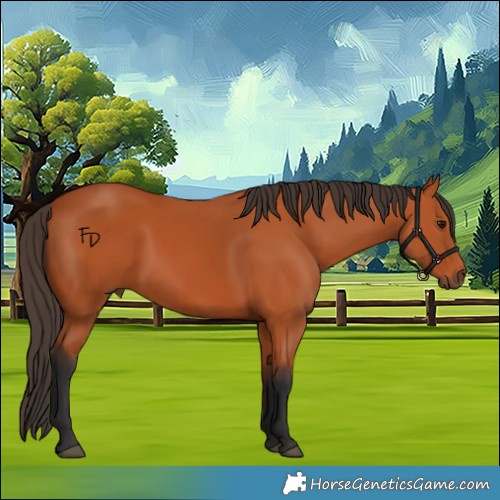 Horse Color:Bay 