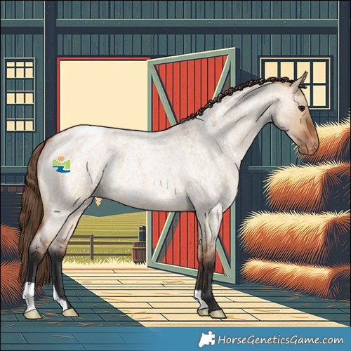 Horse Color:Bay Roan Dun Varnish 