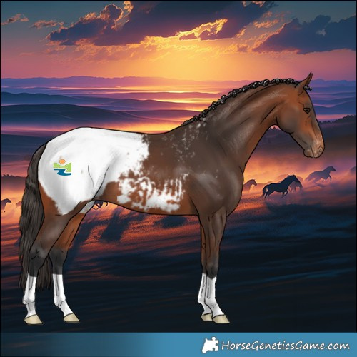 Horse Color:Bay Appaloosa 
