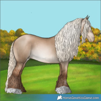 Horse Color:Gray Liver Red Dun Pearl Mushroom