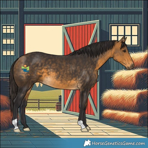 Horse Color:Buckskin 
