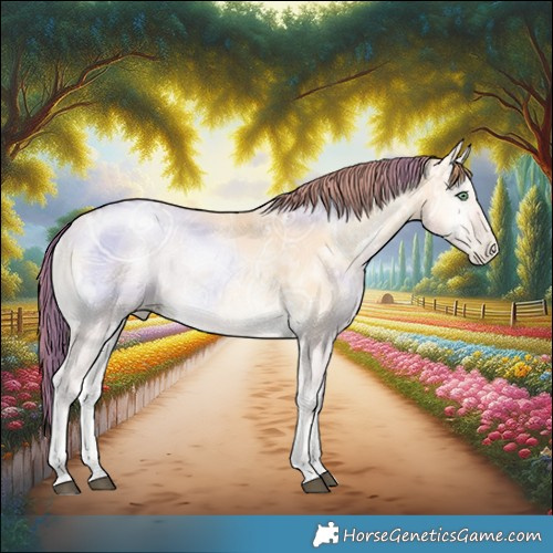 Horse Color:Buckskin Ice Pearl Onyx 