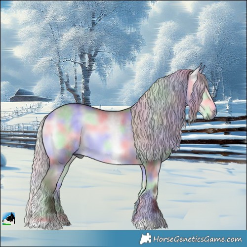 Horse Color:Nacre Chocolate Silver Buckskin Chinchilla Onyx 