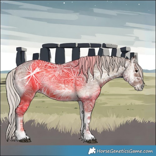 Horse Color:Silver Blue Onyx Ice 