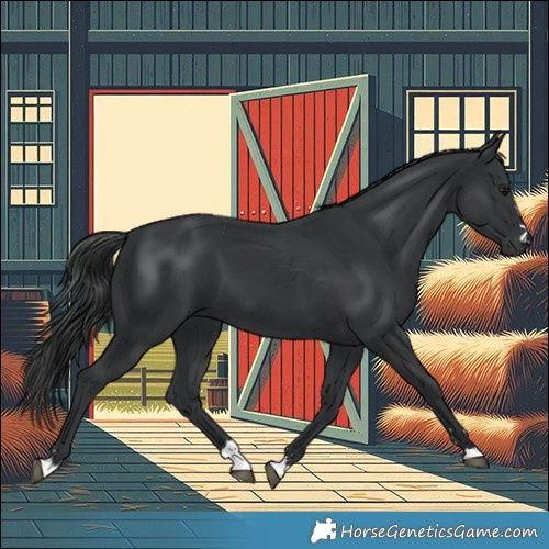 Horse Color:Black 