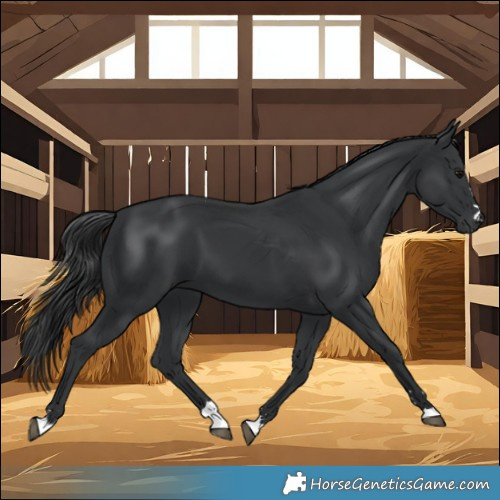 Horse Color:Black 