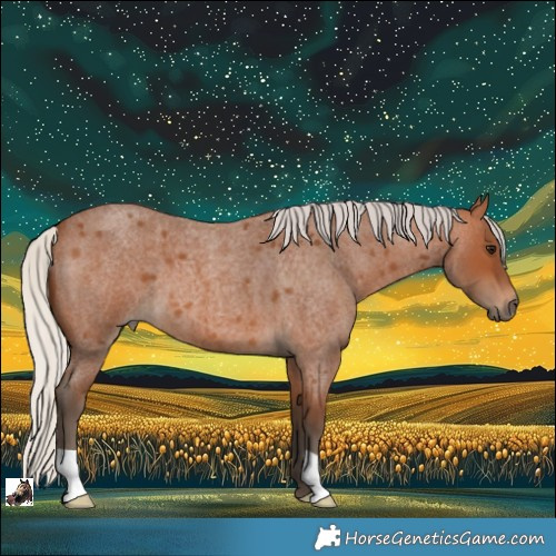 Horse Color:Silver Bay Roan 