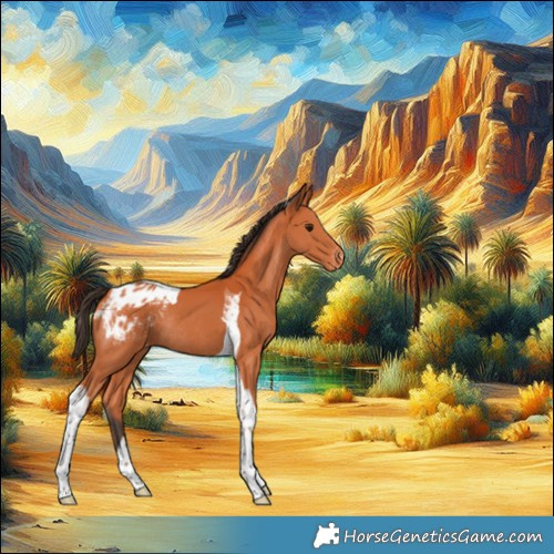 Horse Color:Bay Tobiano Appaloosa Rabicano