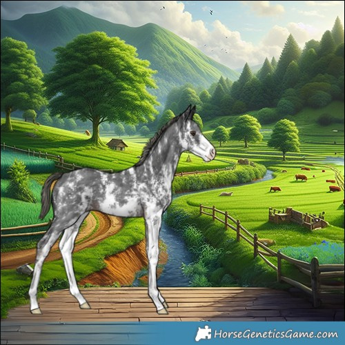 Horse Color:Liver Chestnut Mushroom Sabino 