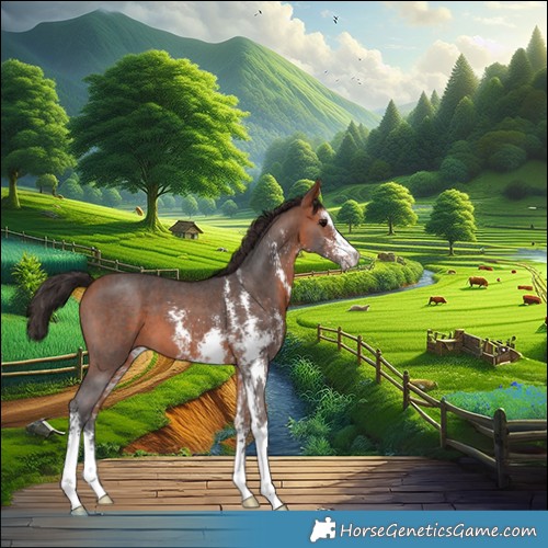 Horse Color:Bay Sabino Appaloosa 