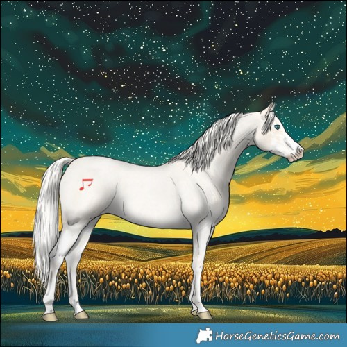 Horse Color:Cremello Roan Splash and Cremello Roan Splash Rabicano