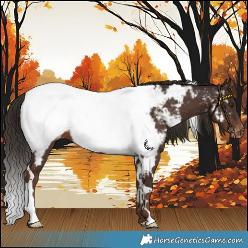 Horse Color:Liver Chestnut Tobiano Appaloosa 