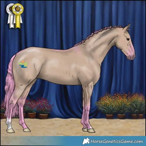 Horse Color:Watercolor Grullo 