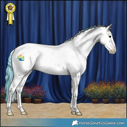 Horse Color:Watercolor Brown Dun Sabino 