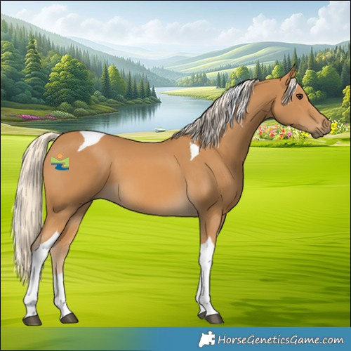 Horse Color:Palomino Tobiano