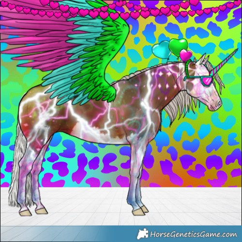 Horse Color:Silver Brown Splash 