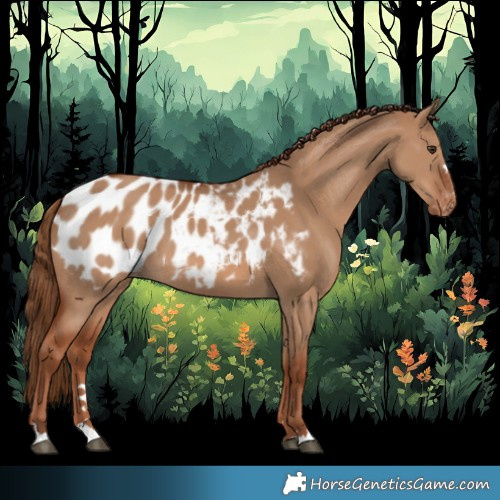 Horse Color:Red Dun Appaloosa 