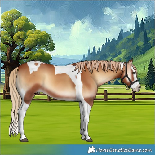 Horse Color:Red Onyx Splash Tobiano 