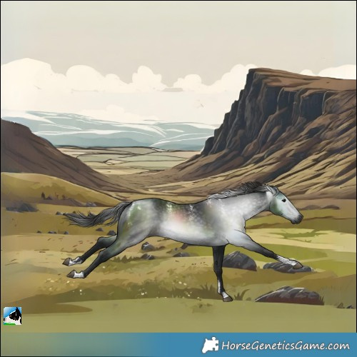 Horse Color:Powder White Gray Black 