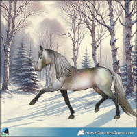Horse Color:Gray White Spotted Liver Chestnut Mushroom Rabicano