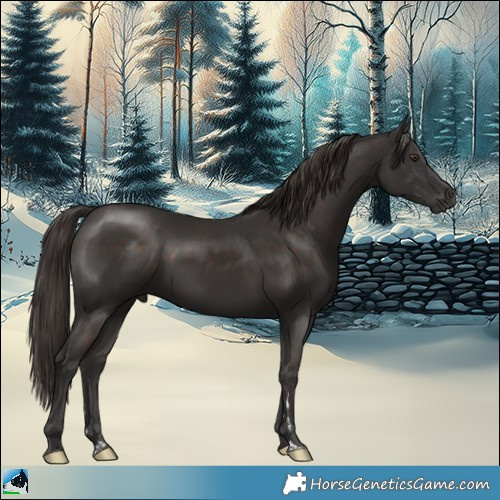 Horse Color:Liver Chestnut Rabicano 