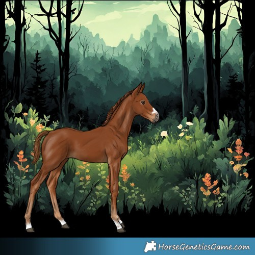 Horse Color:Gray Chestnut 