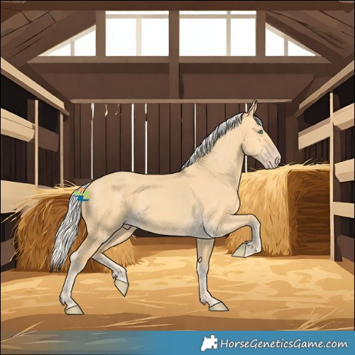 Horse Color:Silver Amber Cream Champagne Dun 