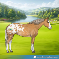 Horse Color:Palomino Splash Appaloosa