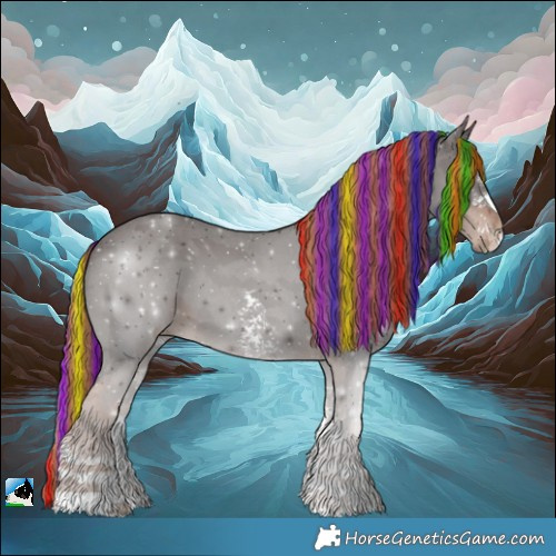 Horse Color:Painted Liver Chestnut Sabino
