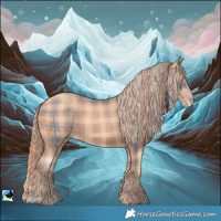 Horse Color:Plaid Gold Champagne