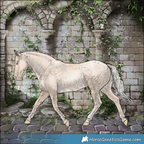 Horse Color:Gold Cream Champagne Pearl 
