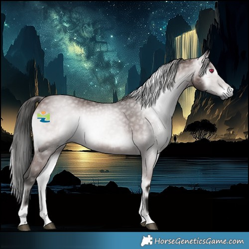 Horse Color:Gray Platinum Bay Onyx 