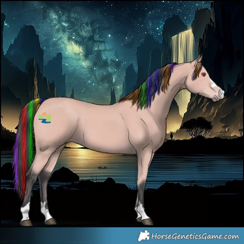 Horse Color:Platinum Painted Bay 