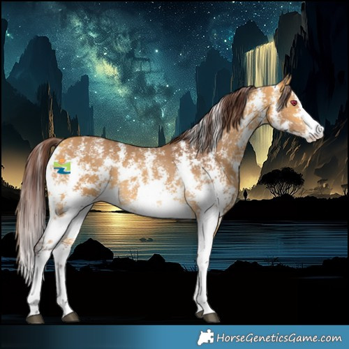 Horse Color:Chocolate Buckskin Sabino 