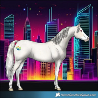 Horse Color:Cremello Roan Splash