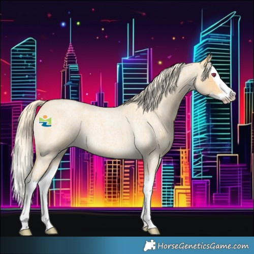 Horse Color:Palomino Roan Splash 