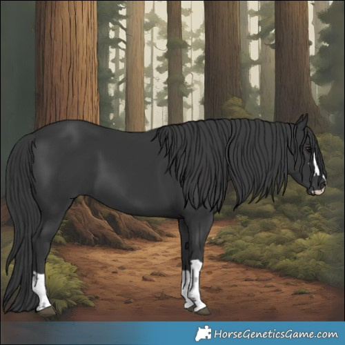 Horse Color:Black 