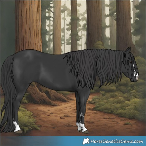 Horse Color:Black 
