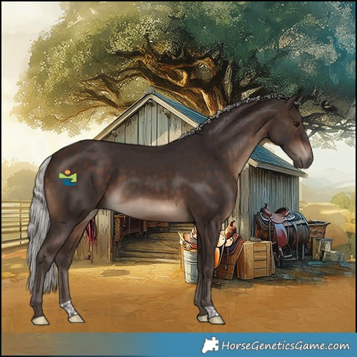 Horse Color:Silver Brown