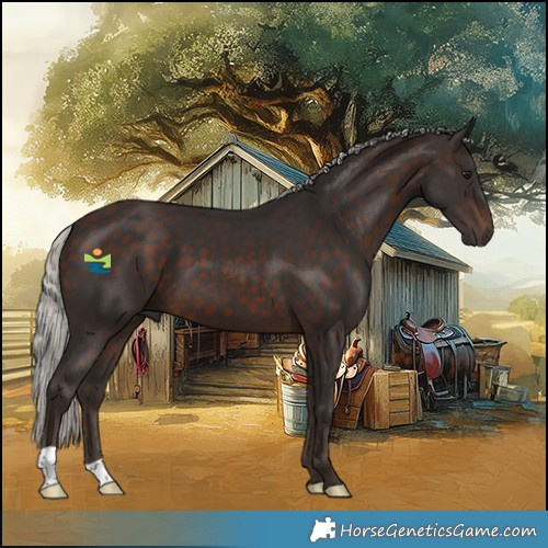 Horse Color:Silver Brown 