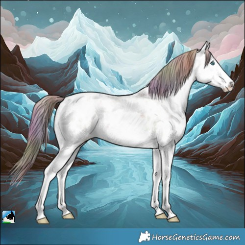 Horse Color:Nacre Liver Red Dun Ice Roan Splash Appaloosa